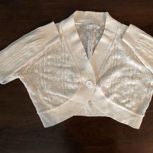 Charlotte Russe Mini Knit Cardigan in L